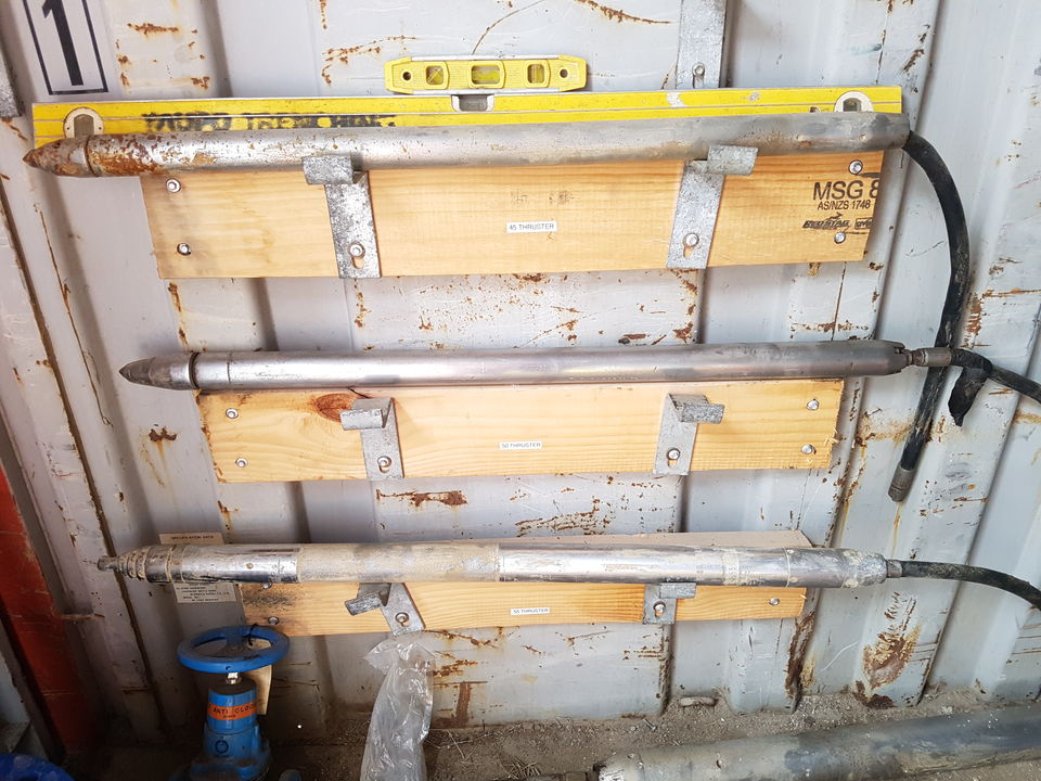 Pneumatic Thrusters/Grundomats Our Gear Taupo Trenching