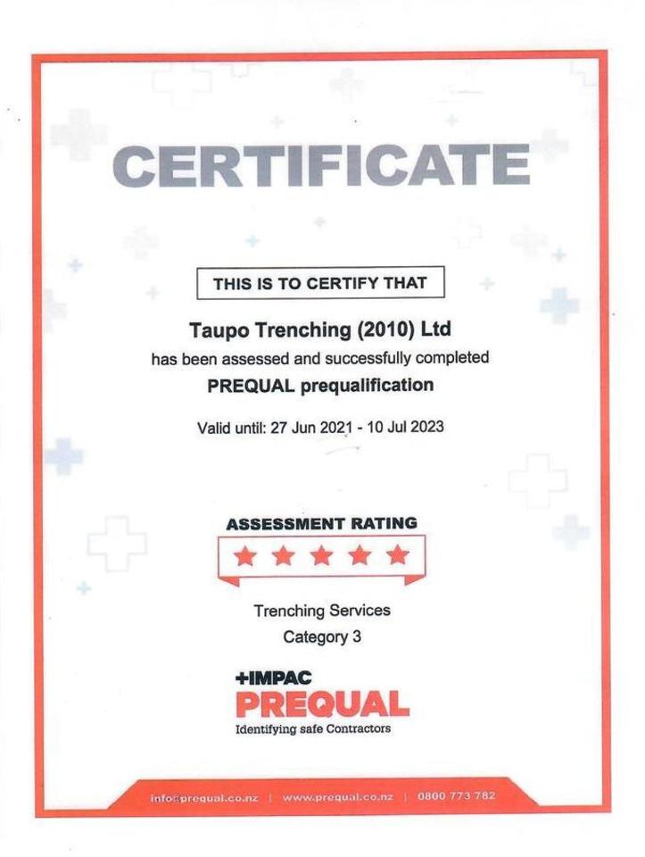 Impac Prequal Certification