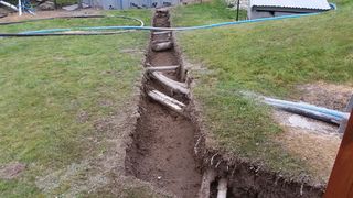 Hydrovac Trench