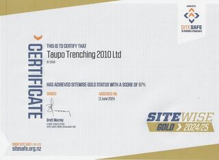 Sitewise Gold Certification